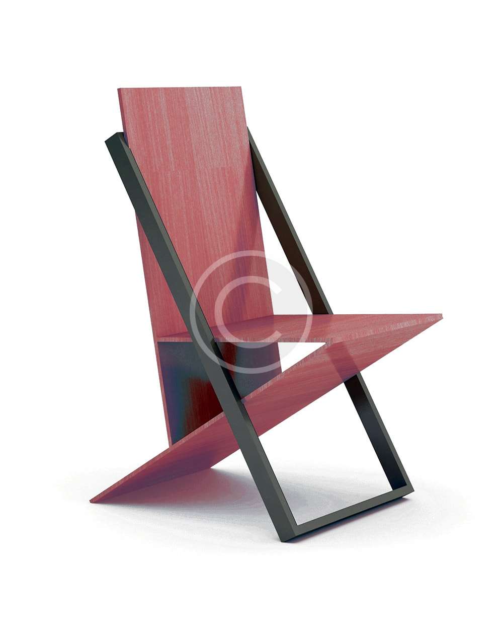 Dark Wooden Chair - Image 3